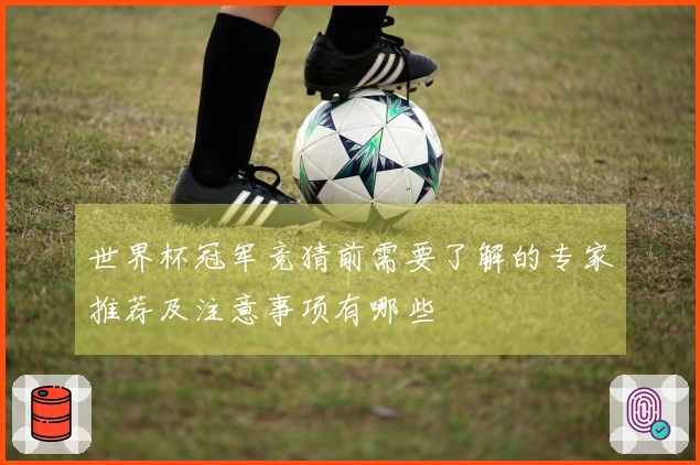 世界杯冠军竞猜前需要了解的专家推荐及注意事项有哪些